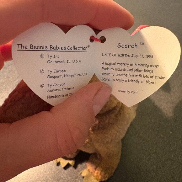 Ty Beanie Baby - Scorch the Dragon - MWMT! - Picture 5 of 7